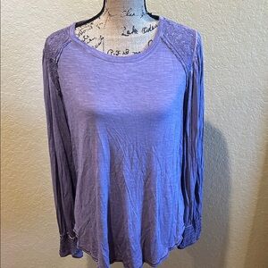 Knox Rose boho, long sleeve, purple top, XL, NWT | offer in description